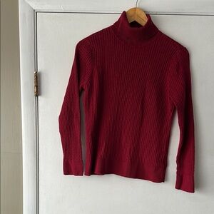 Red Turtleneck Sweater